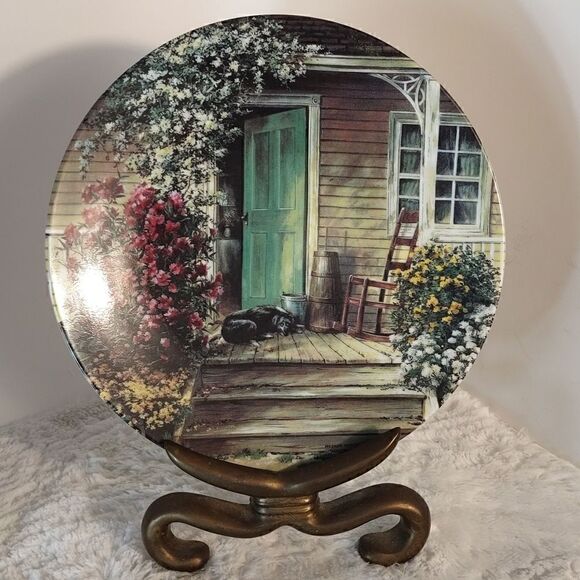 Maurice Harvey "The Wooden Butter Churn" Collector Plate - Picture 5 of 5